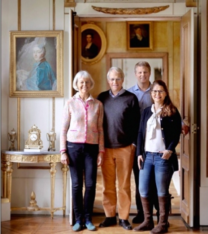 Eva &amp; Otto Ramel avec leur fils Hans et sa femme Johanna